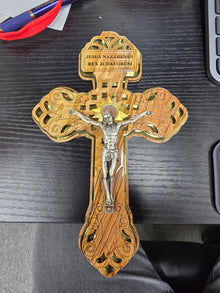 Roman Olivewood cross 8" onw holy item