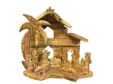 Classic Olive Wood Nativity Scene – Hand-Carved in Bethlehem
