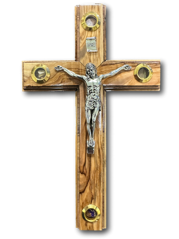 Latin Crucifix with Dark Edges