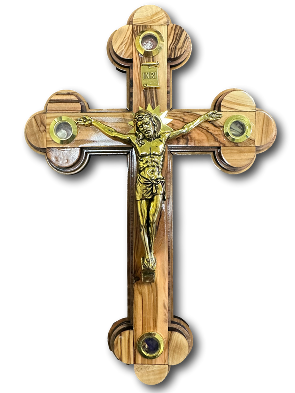 Roman Crucifix with Dark Edges