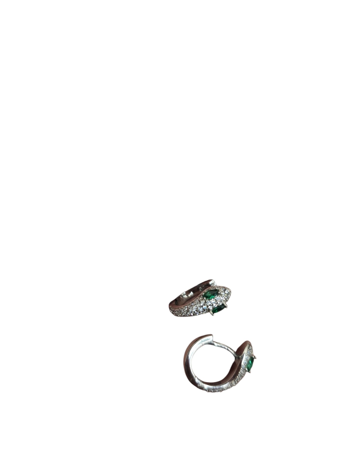 Gold Snake Hoop Earrings
