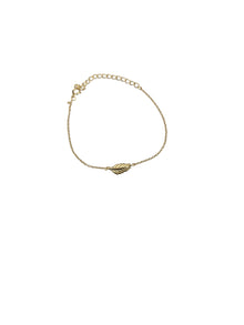 Silver Plated Leaf Bracelet