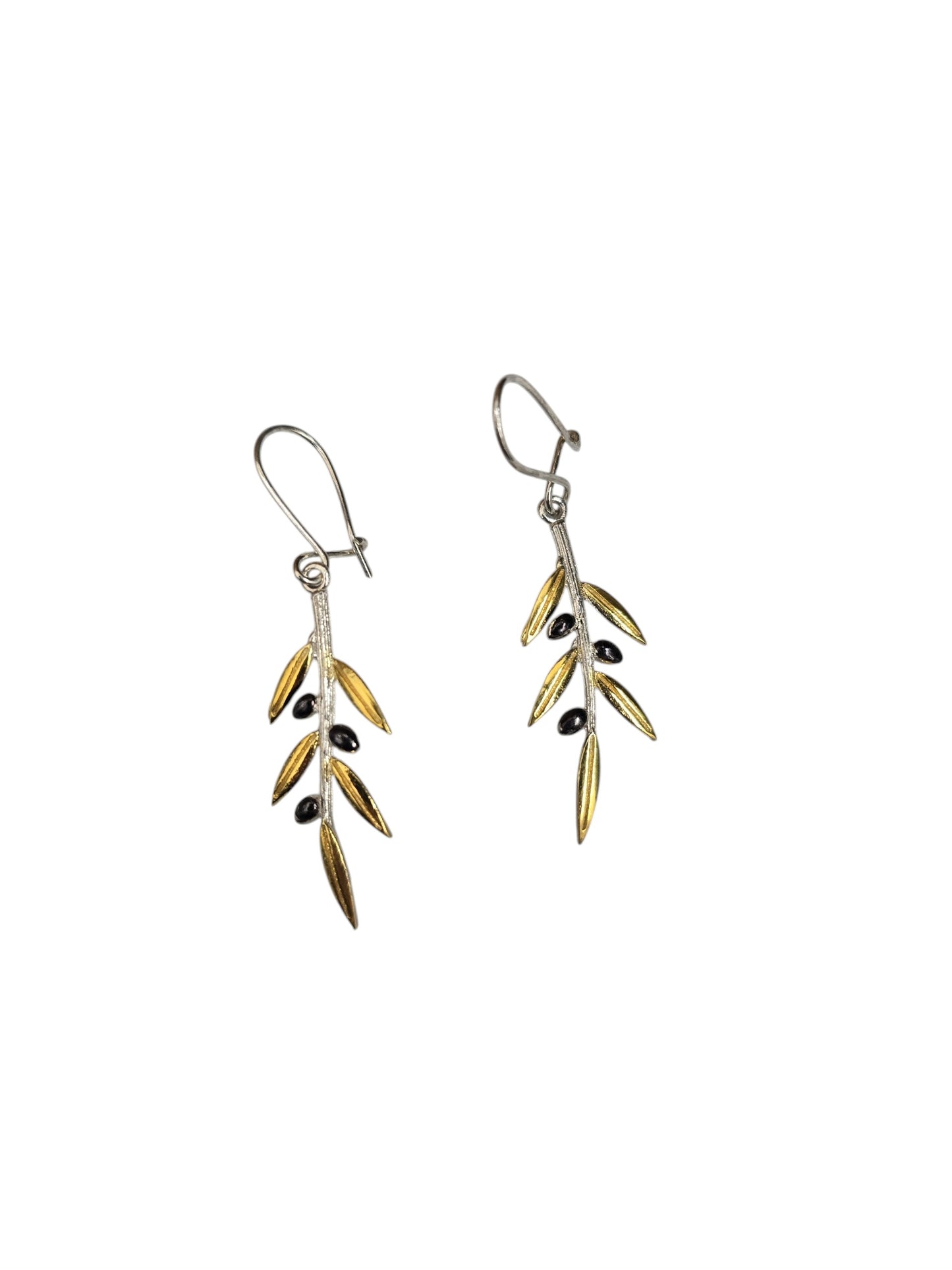Olive Branch Drop Earrings