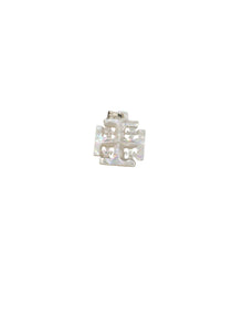 Mother of Pearl Jerusalem Cross Pendant Necklace