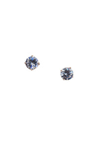 Round Crystal Stud Earrings