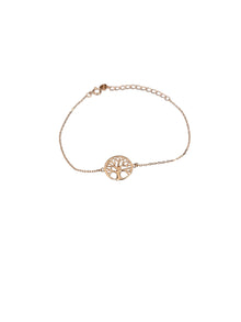 Gold Plated Tree of Life Bracelet