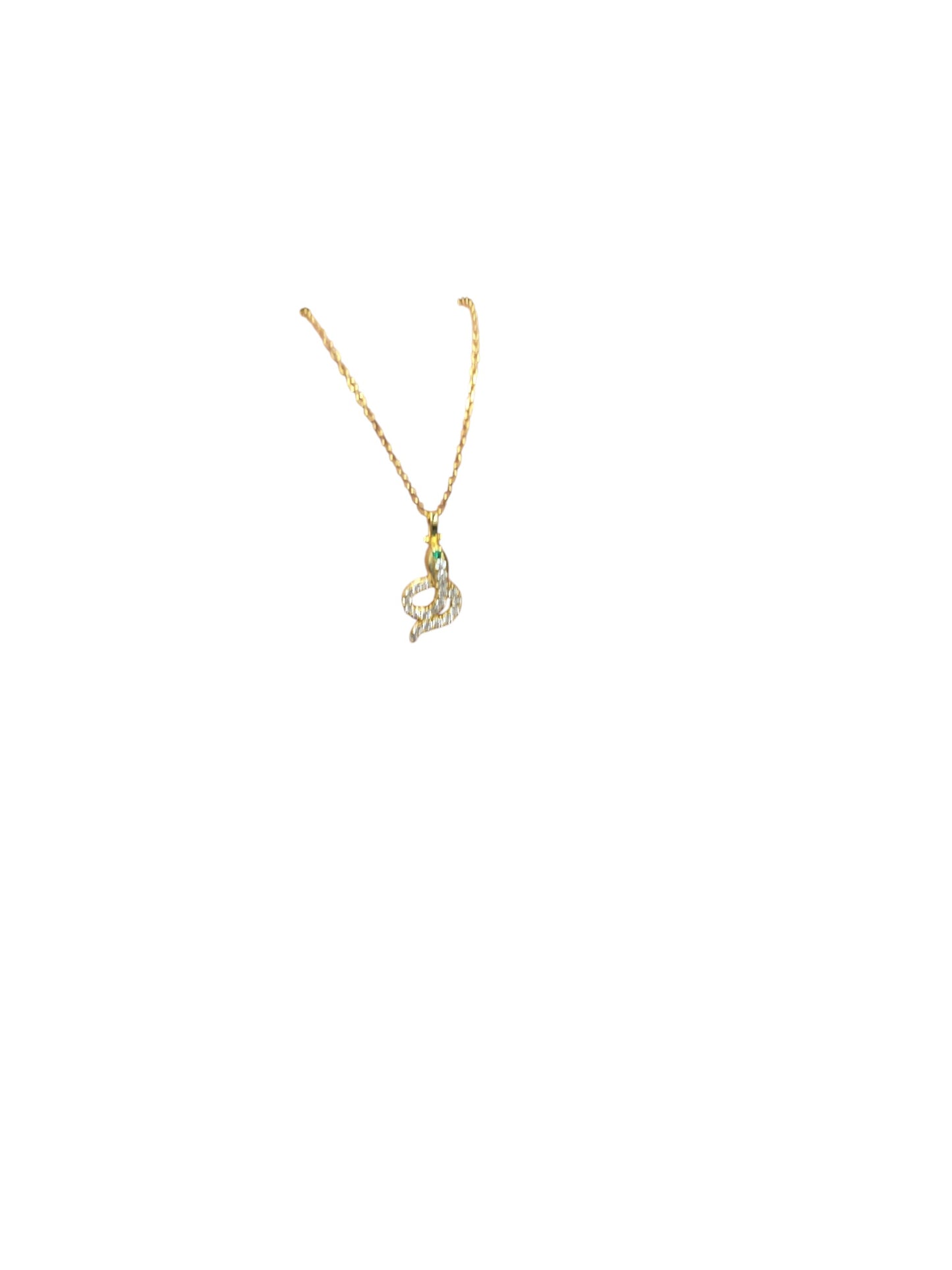 Gold Infinity Snake Necklace