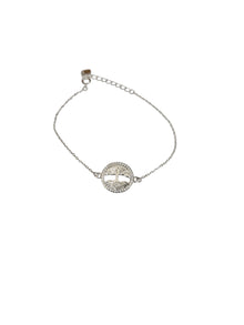 Gold Plated Tree Of Life Chain Bracelet