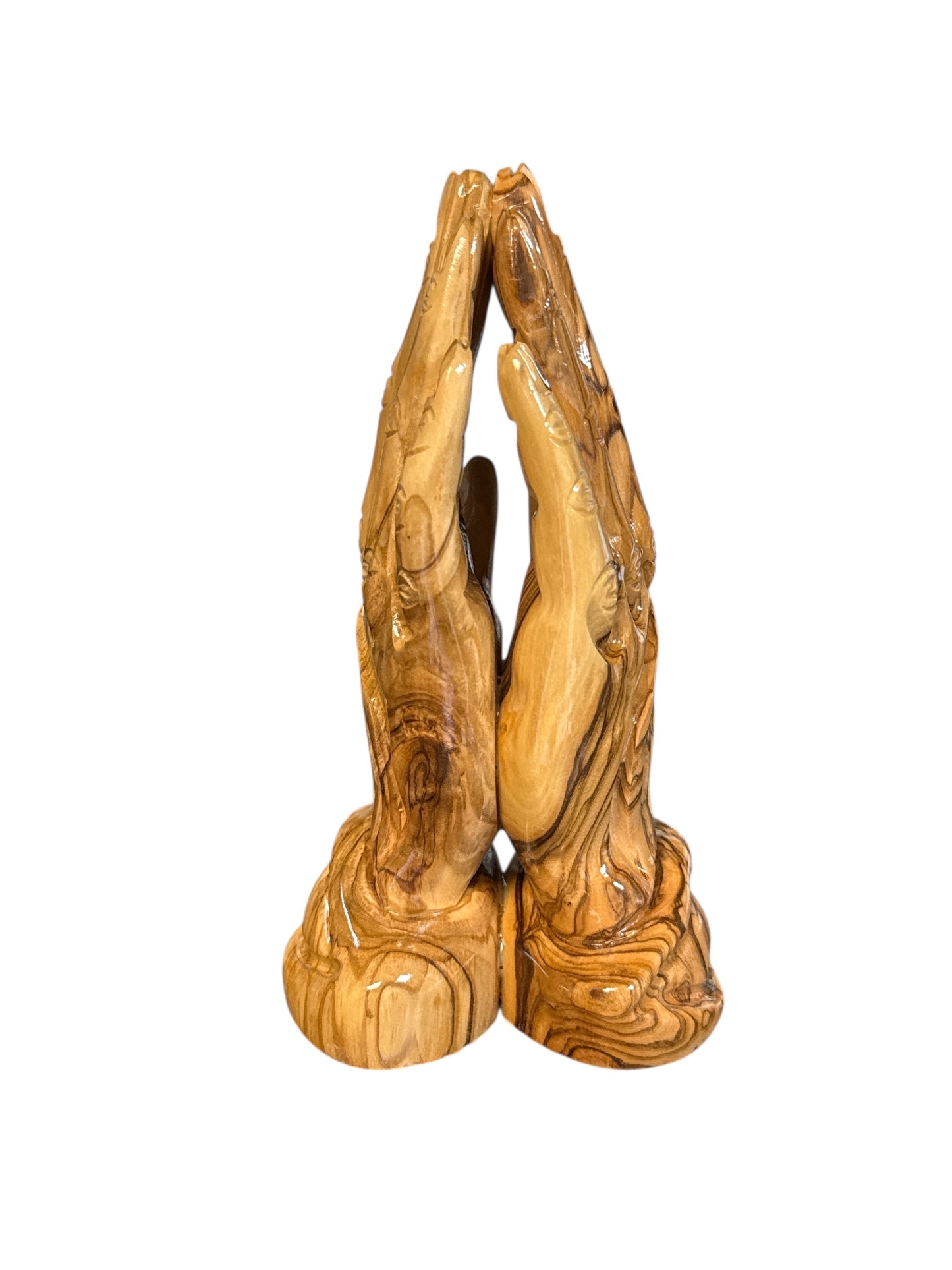 Praying Hands – Hand-Carved Olive Wood Statue