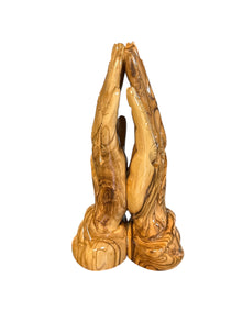 Praying Hands – Hand-Carved Olive Wood Statue