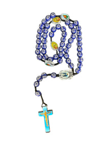 18" Durable Plastic Rosary for Kids – Colorful and Lightweight