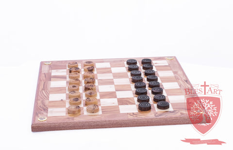 Hand Made Checkers Set with Relics