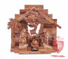 Nativity Set, Musical and non musical, Plain, with Incense from the Tomb of Jesus Size: 7"/ 18 cm Height