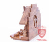 Nativity Set, Musical and non musical, Plain, with Incense from the Tomb of Jesus Size: 7"/ 18 cm Height