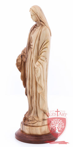 Blessed Mother Mary - Olive wood