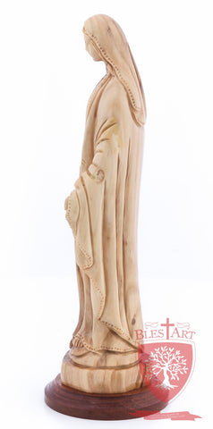 Blessed Mother Mary - Olive wood