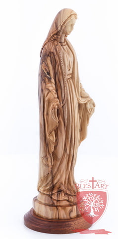 Blessed Mother Mary - Olive wood