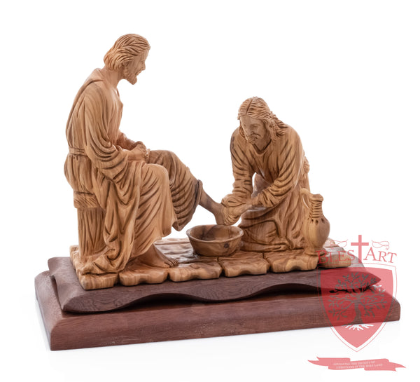 Jesus washing St. Peter`s feet JN 3:16