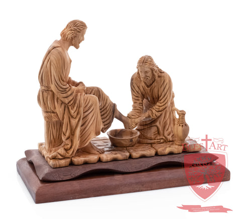 Jesus washing St. Peter`s feet JN 3:16