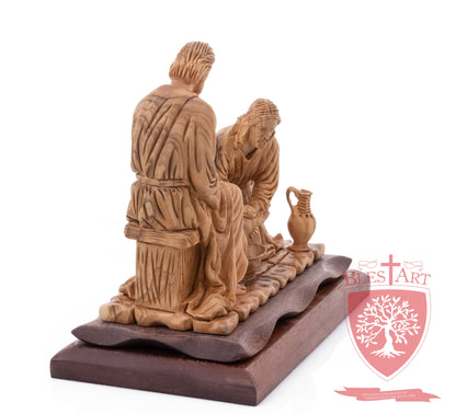 Jesus washing St. Peter`s feet JN 3:16