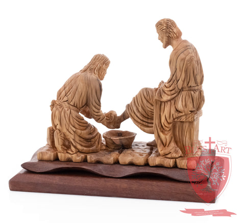 Jesus washing St. Peter`s feet JN 3:16