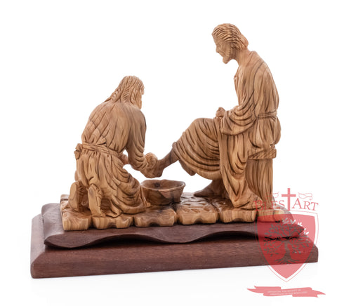 Jesus washing St. Peter`s feet JN 3:16