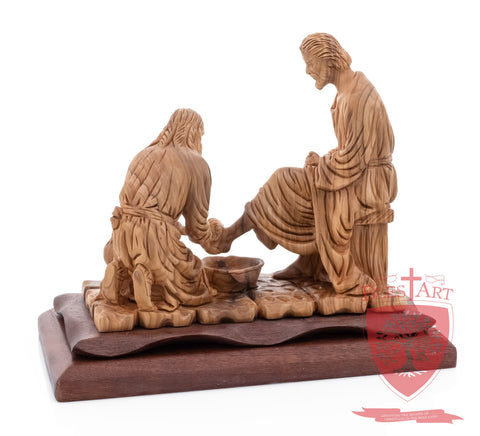 Jesus washing St. Peter`s feet JN 3:16