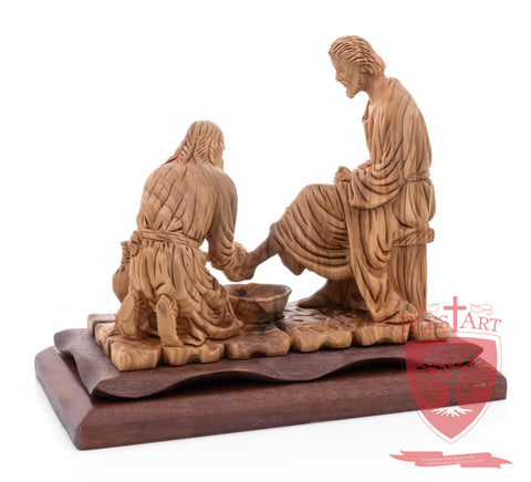 Jesus washing St. Peter`s feet JN 3:16