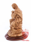 The Good Shepherd, Seated Style, Artistic - Olivewood