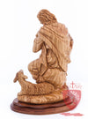 The Good Shepherd, Seated Style, Artistic - Olivewood