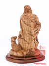 The Good Shepherd, Seated Style, Artistic - Olivewood