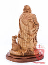 The Good Shepherd, Seated Style, Artistic - Olivewood