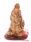 The Good Shepherd, Seated Style, Artistic - Olivewood