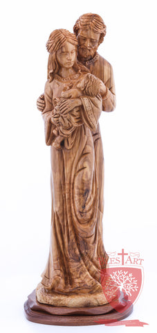 Holy Family, Joseph Looking Over the Shoulder style, Size: 17.7" Height