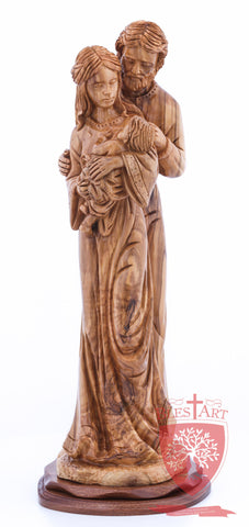 Holy Family, Joseph Looking Over the Shoulder style, Size: 17.7" Height