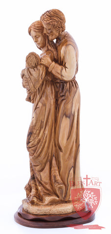 Holy Family, Joseph Looking Over the Shoulder style, Size: 17.7" Height