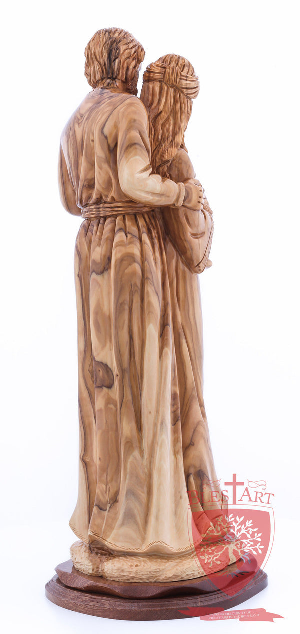 Holy Family, Joseph Looking Over the Shoulder style, Size: 17.7" Height