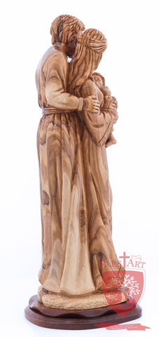 Holy Family, Joseph Looking Over the Shoulder style, Size: 17.7" Height