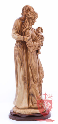 Holy Family, Joseph Looking Over the Shoulder style, Size: 17.7" Height