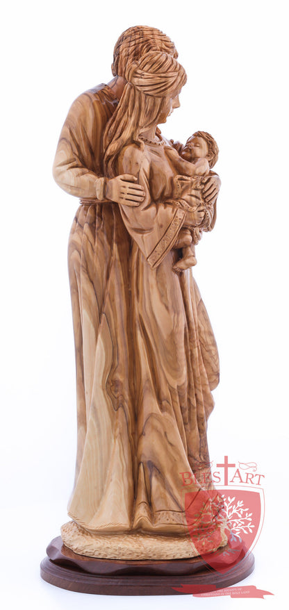 Holy Family, Joseph Looking Over the Shoulder style, Size: 17.7" Height