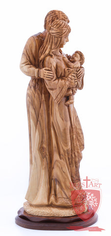 Holy Family, Joseph Looking Over the Shoulder style, Size: 17.7" Height