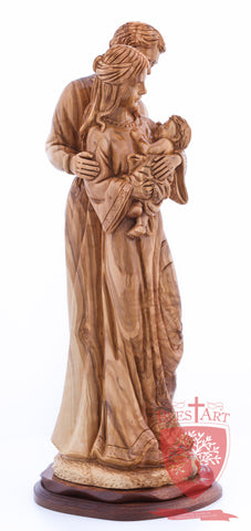 Holy Family, Joseph Looking Over the Shoulder style, Size: 17.7" Height