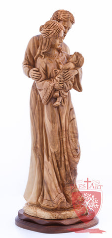 Holy Family, Joseph Looking Over the Shoulder style, Size: 17.7" Height