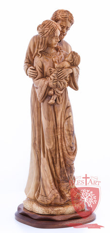 Holy Family, Joseph Looking Over the Shoulder style, Size: 17.7" Height