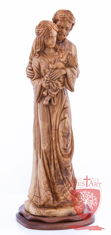 Holy Family, Joseph Looking Over the Shoulder style, Size: 17.7" Height