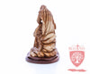 The Pieta on Mahogany Base, Museum Quality, 9"/ 23 cm height