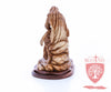 The Pieta on Mahogany Base, Museum Quality, 9"/ 23 cm height