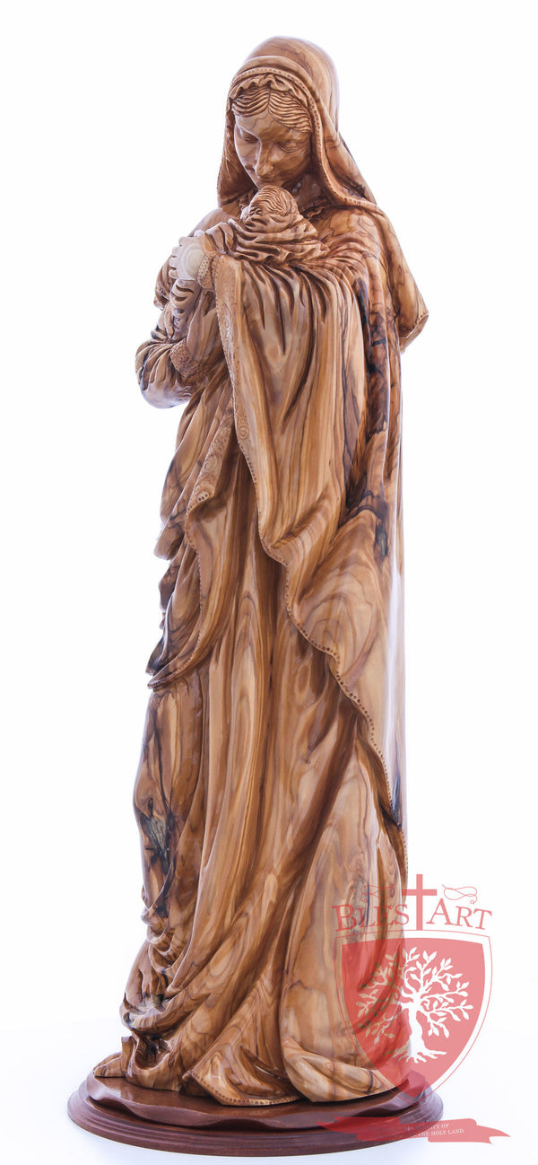 Bavarian Madonna & Child - Museum Quality - Olive wood