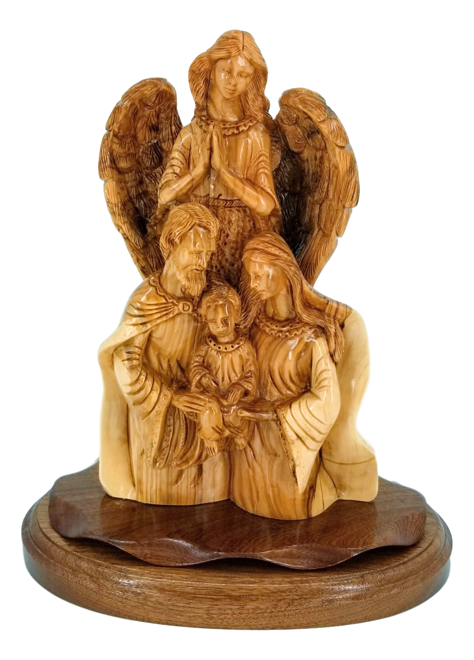 The Holy Family with the Angel, Size: 9.8" X 6.5" X 11.5"