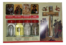 Holy water, Holy Oil, Stones, and Soil boxes